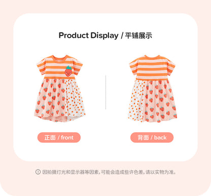 AM1803夏季歐美風卡通純棉連衣裙2024.03.05