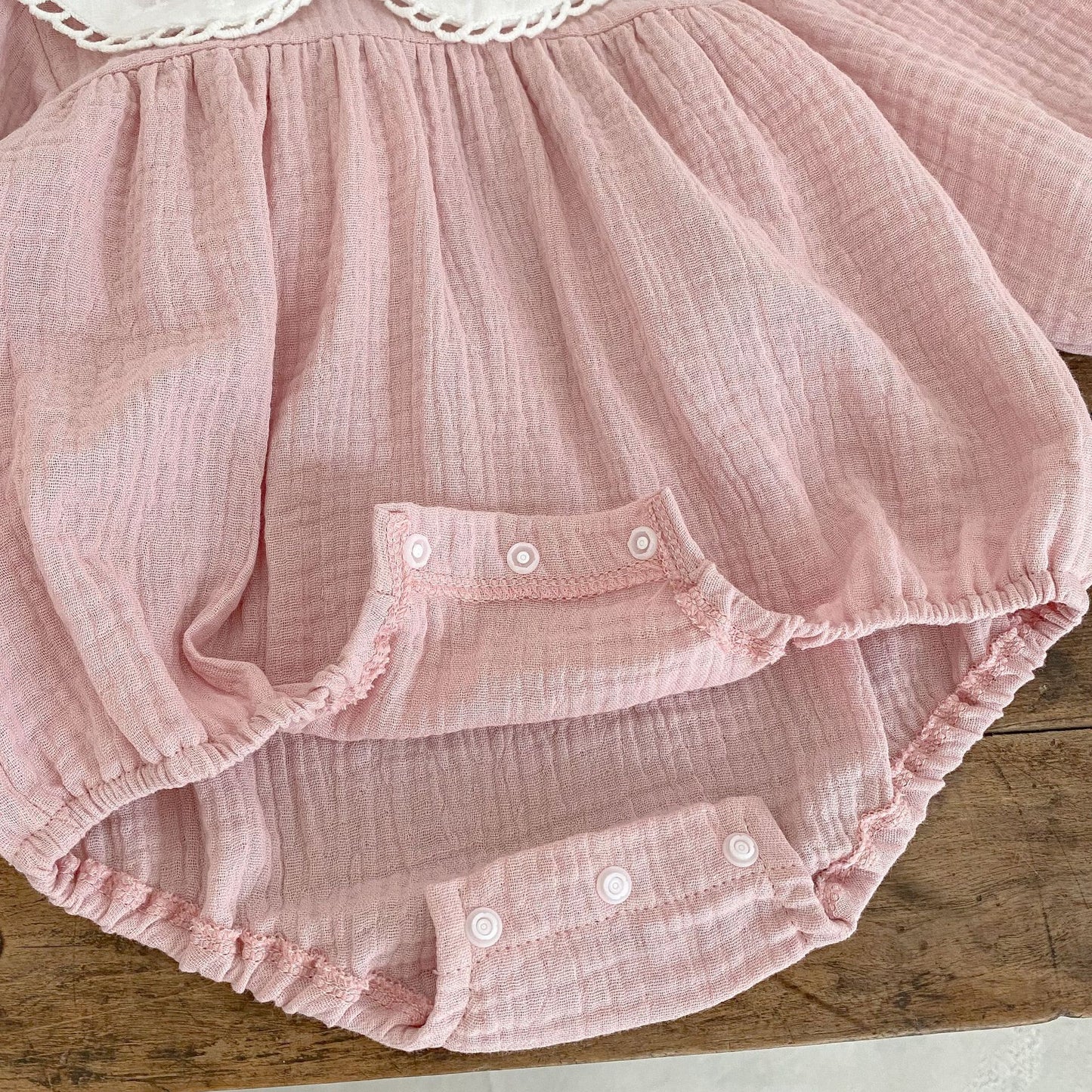 DA5226秋季女童百搭簡約純色長袖包屁衣2024.08.09