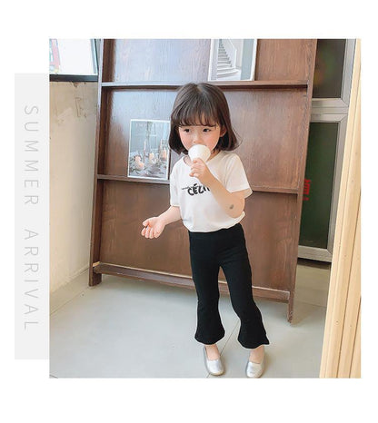 BM9002春秋韓版女童修身打底喇叭褲2024.03.01