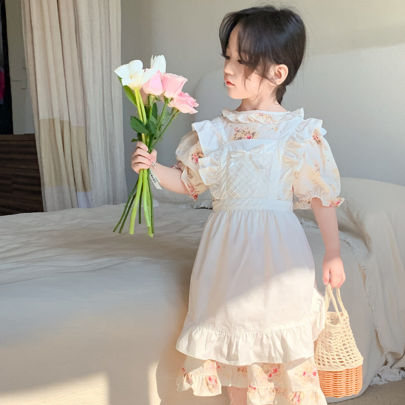 AM1683夏季韓版洛麗塔碎花連衣裙2024.03.29