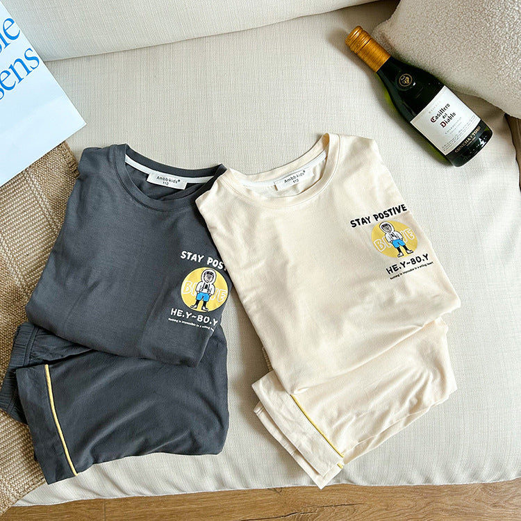 EM3132兒童莫代爾卡通家居服睡衣套裝2023.05.07