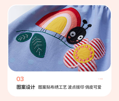 AM1877歐美風夏季居家短袖純棉連衣裙2024.03.05