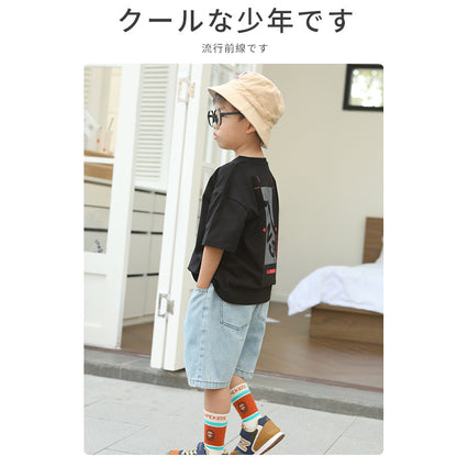 EM3352日系夏季男童純棉短袖T恤2024.03.22