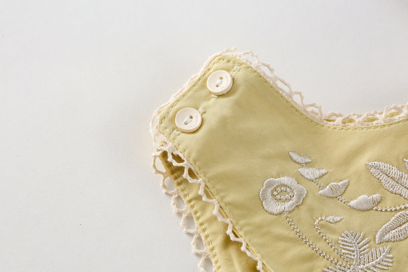 AN1409兒童無袖刺繡背心短褲兩件套2024.05.03
