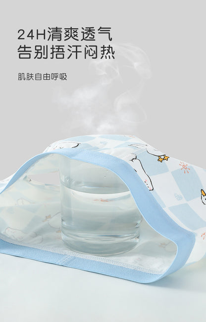 AK4023小鴨小熊卡通四角兒童內褲2024.07.30