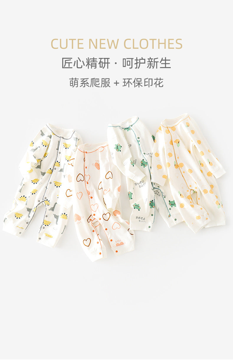 DM2022春秋萌麋嬰兒純棉連體衣2024.03.08
