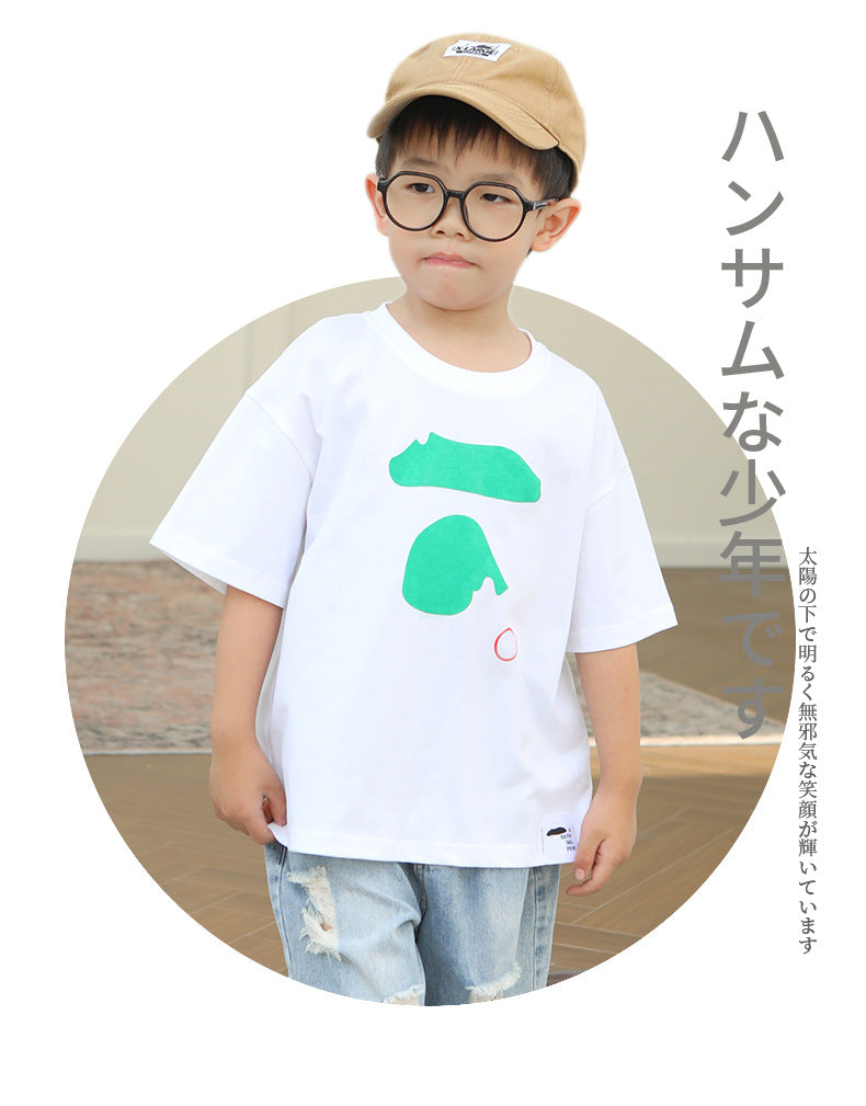 EM3350夏季中大童純棉透氣短袖T恤2024.03.22