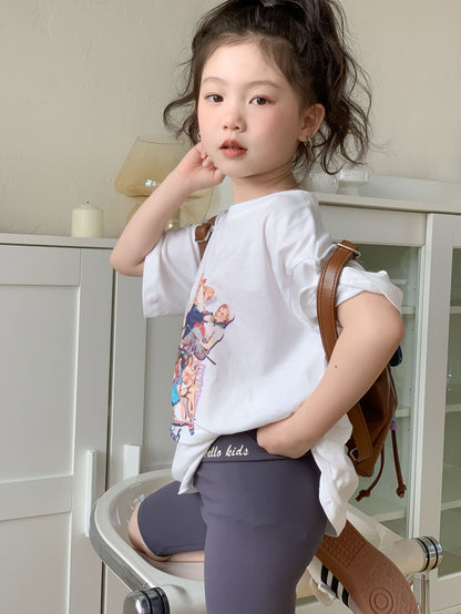 CM3389夏季女童瑜伽健美短褲2024.03.15