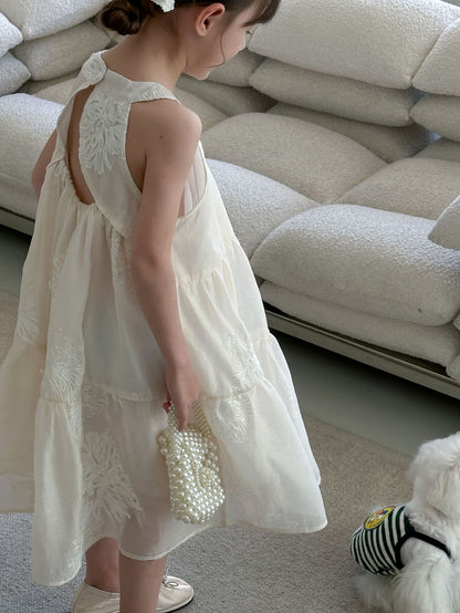 CA4856夏季度假風掛脖露背仙女連衣裙2024.04.09