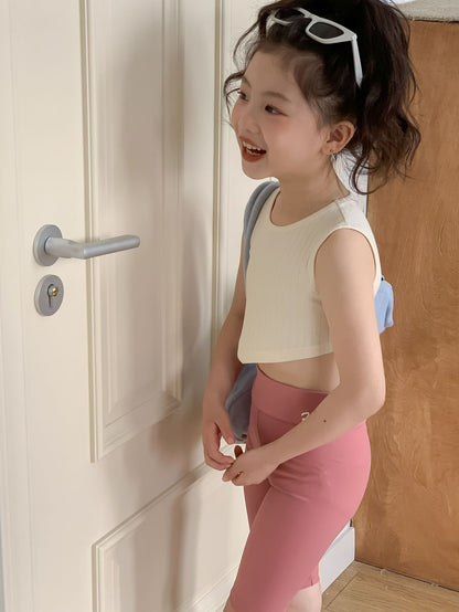 CM3389夏季女童瑜伽健美短褲2024.03.15