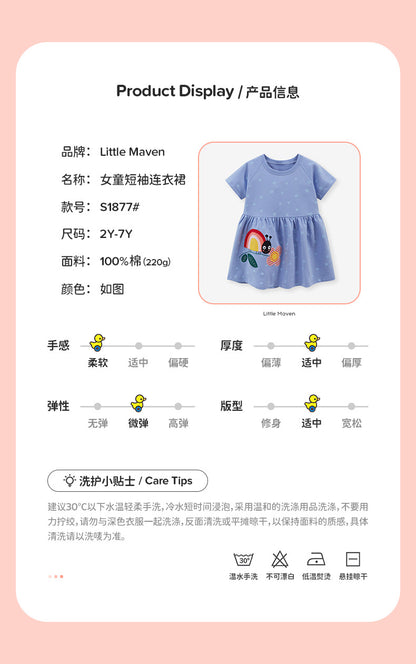 AM1877歐美風夏季居家短袖純棉連衣裙2024.03.05