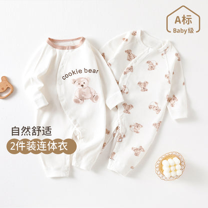 DM3094四季餅乾熊愛心兔純棉新生兒2件裝2024.03.08