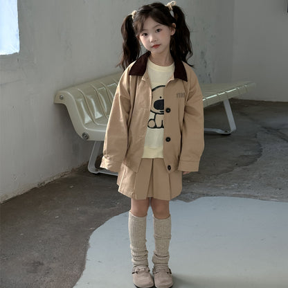 CA4659秋季女童學院風童套裝2024.08.06