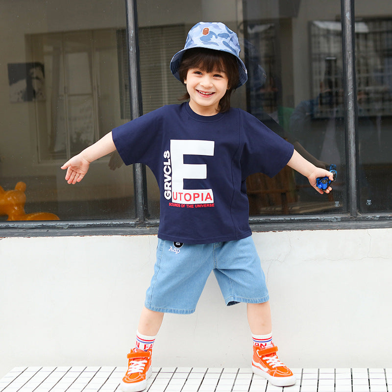 EM3208夏季純棉日系男童短袖t恤2024.03.22