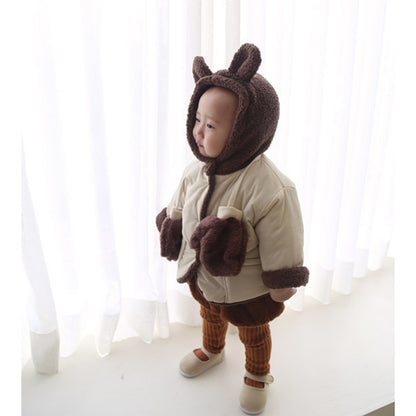 DD3127冬季小熊加厚羊羔絨兩穿拜年服2023.12.15