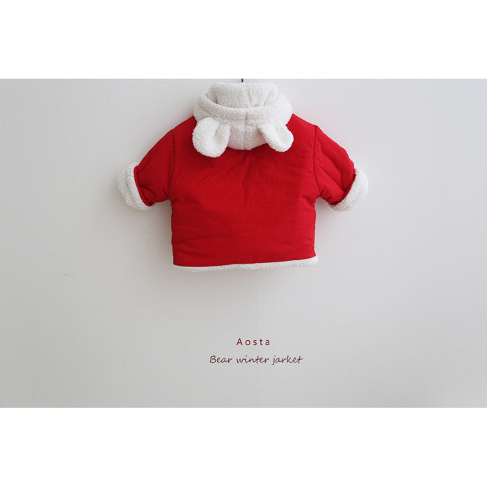 DD3127冬季小熊加厚羊羔絨兩穿拜年服2023.12.15