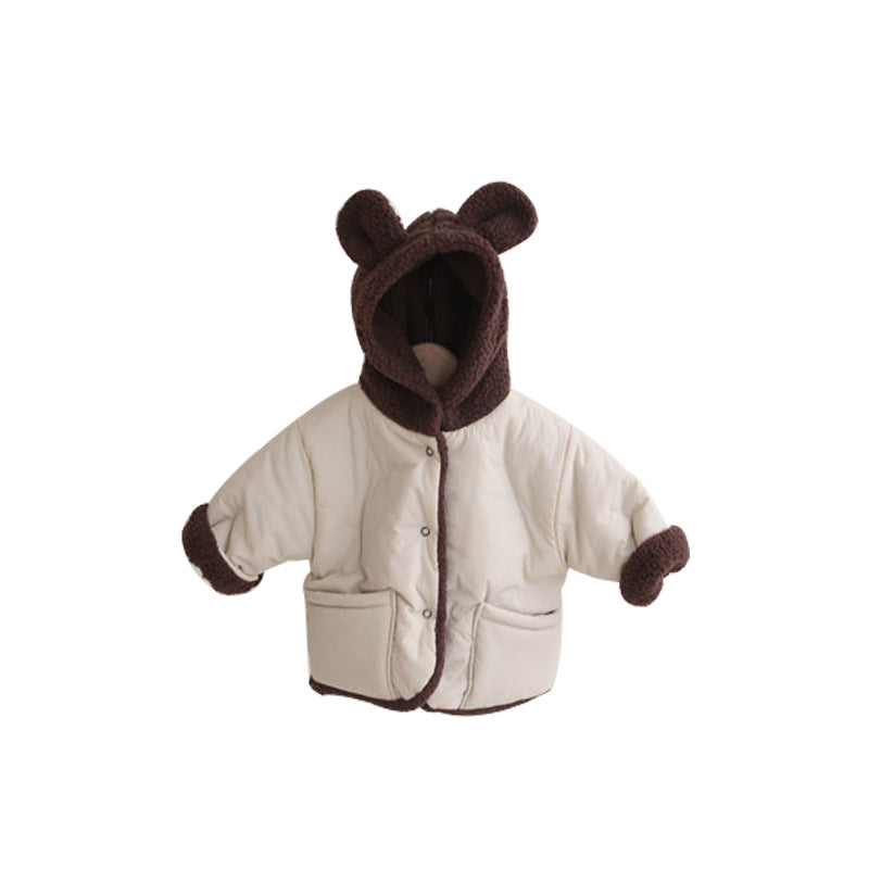 DD3127冬季小熊加厚羊羔絨兩穿拜年服2023.12.15
