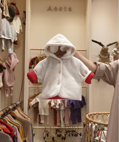 DD3127冬季小熊加厚羊羔絨兩穿拜年服2023.12.15