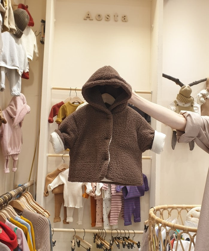DD3127冬季小熊加厚羊羔絨兩穿拜年服2023.12.15