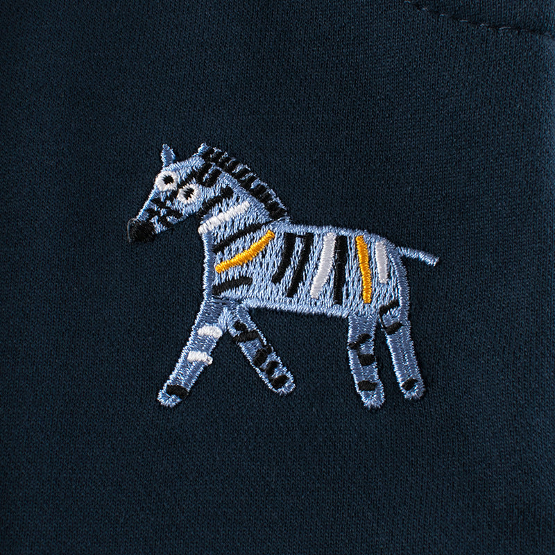 BA6292刺繡小馬兒童五分運動褲2023.04.21