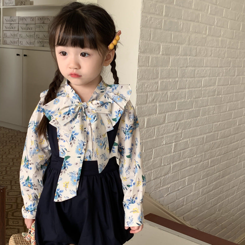 AF1380韓版小女孩甜美公主寶寶長袖上衣南瓜褲2023.02.10