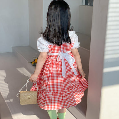 AA1127甜美可愛圍兜裙2023.04.04