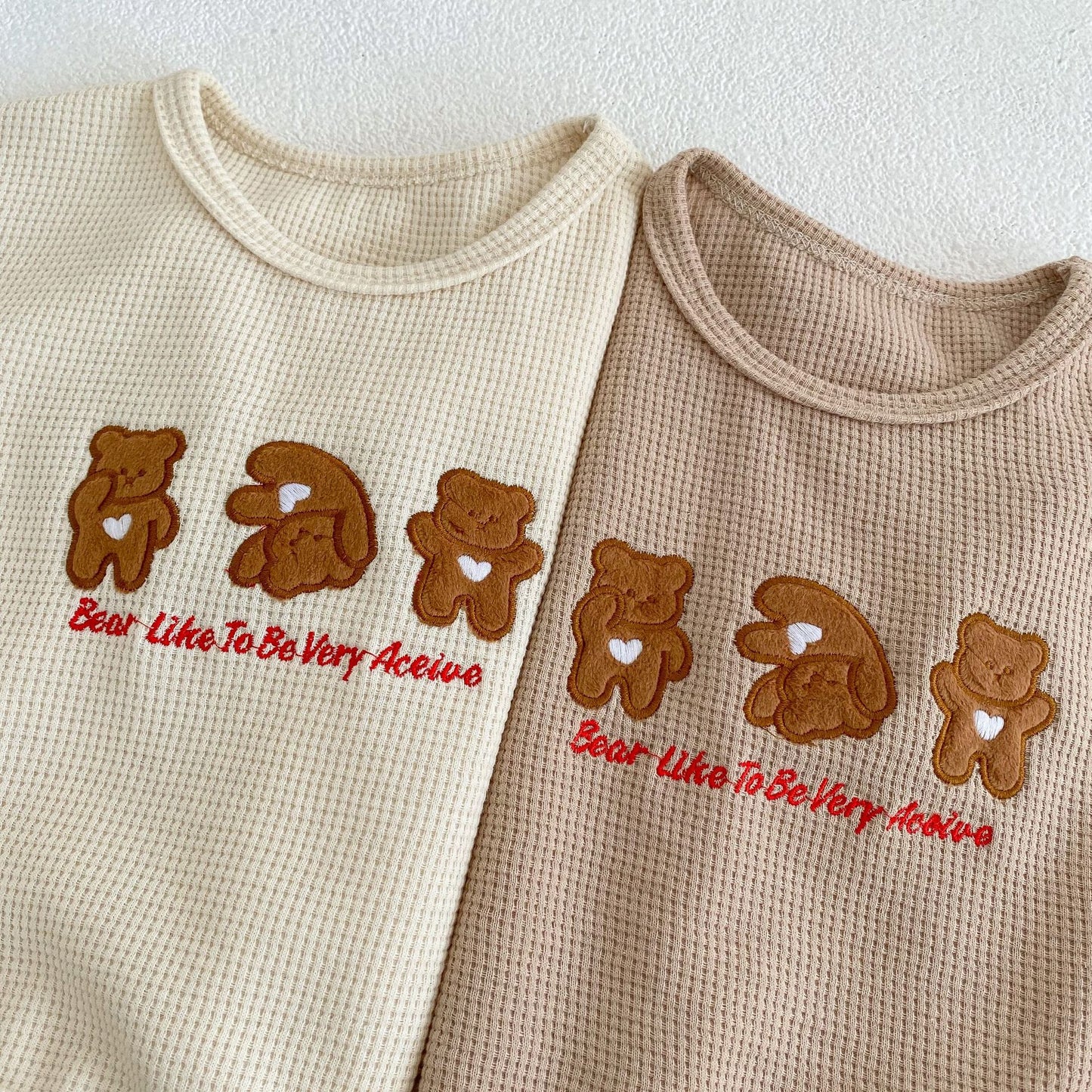 DA5218小熊刺繡兩件套2023.04.18