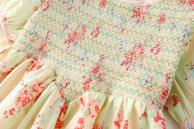 AA1418刺繡法式短袖公主裙2023.04.21