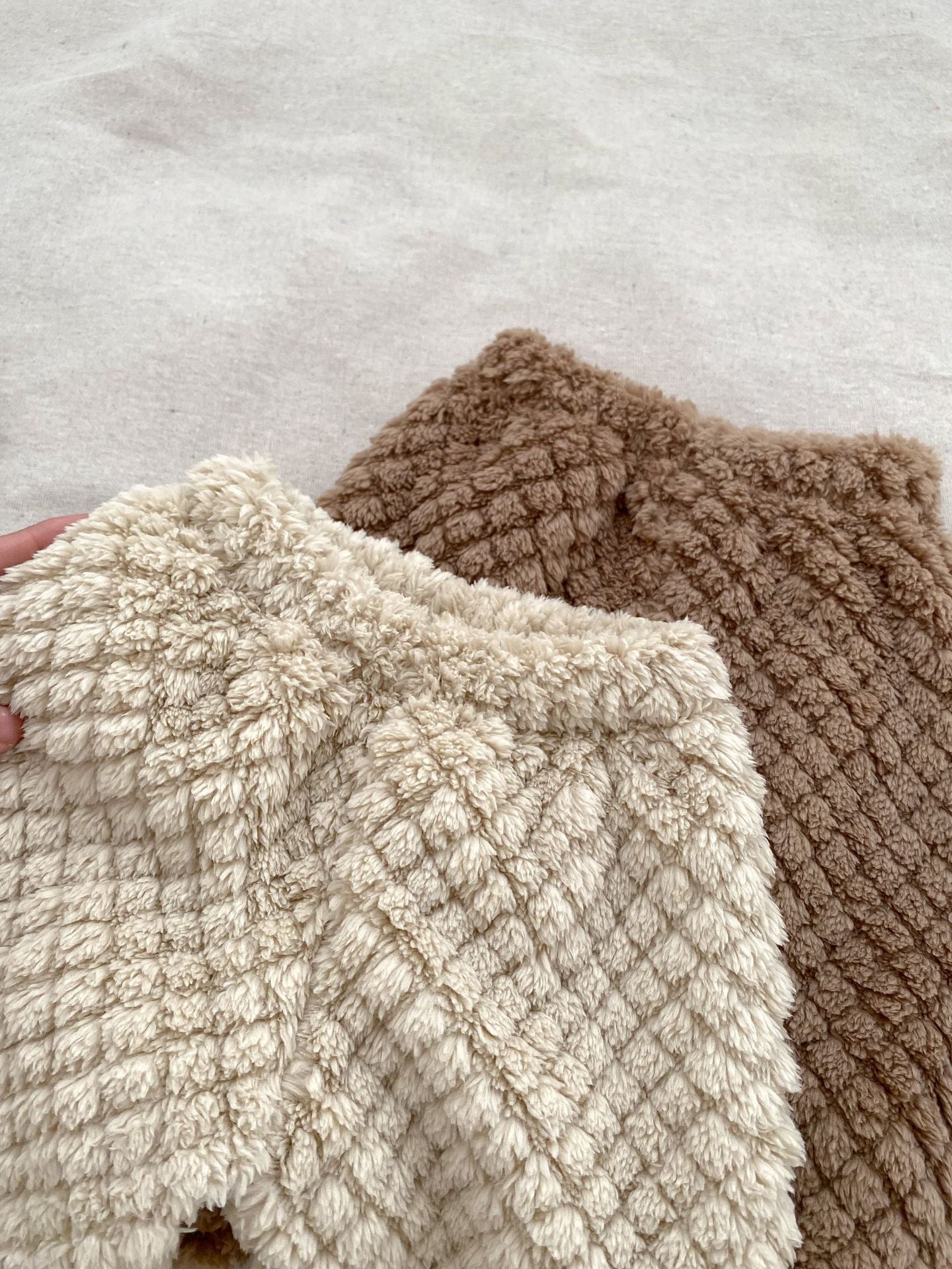 DN0058冬季加絨可愛卡通刺繡保暖兩件套2023.11.17
