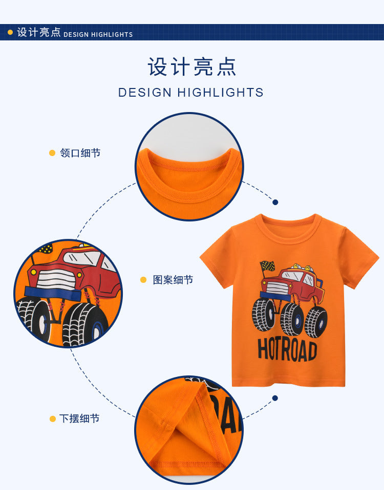 ❗️清倉特賣❗️BA9855男童短袖t恤寶寶衣服2023.04.11