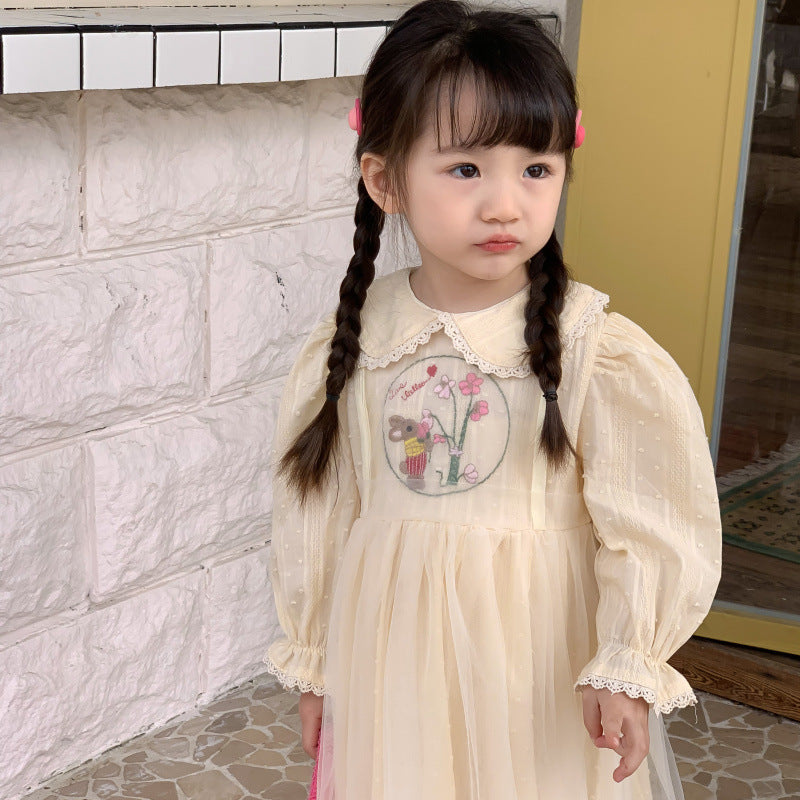 AF1366可愛女寶寶甜美公主連衣裙2023.02.28