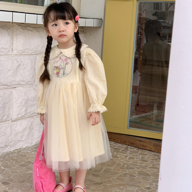 AF1366可愛女寶寶甜美公主連衣裙2023.02.28